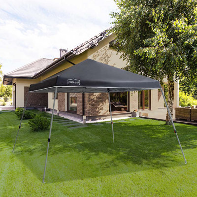 Abba Patio Outdoor Folding Slant Leg Instant Shelter 10 Ft W X 10 Ft D Steel Pop Up Canopy Wayfair