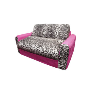 Leopard Couch Wayfair Micro And Leopard Kids Sofa Sleeper