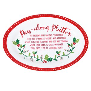 Merry and Bright Pass Along Platter