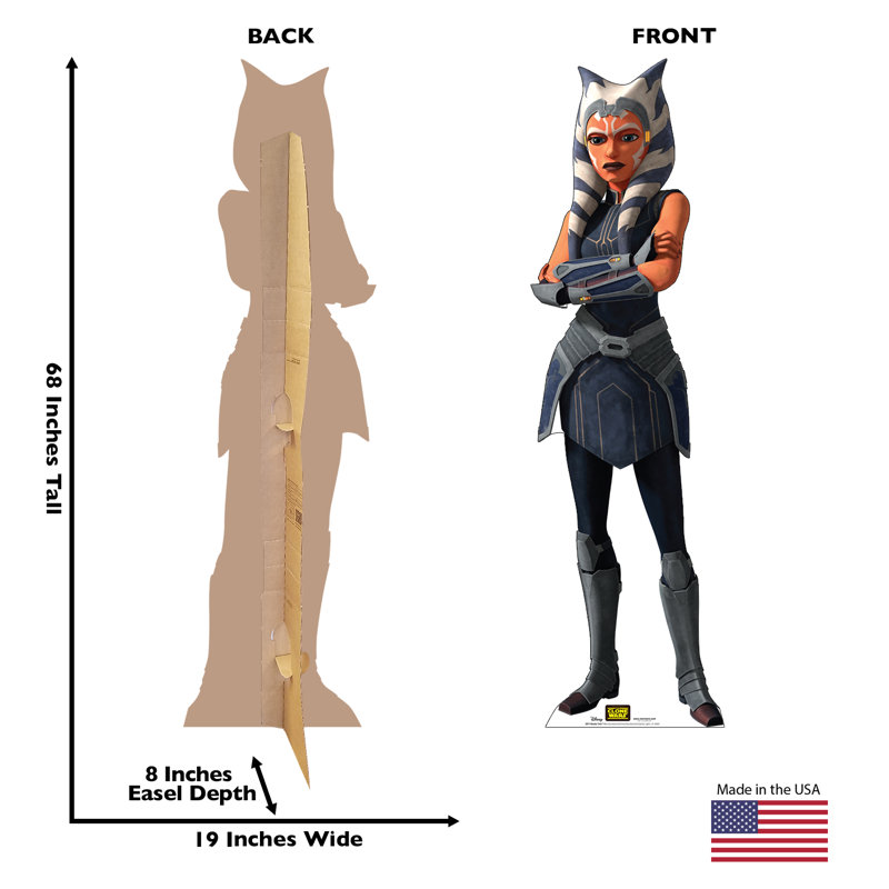 Advanced Graphics Ahsoka Tano Clone Wars Season 7 Cardboard Standup Wayfair