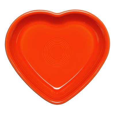 Fiesta Medium Heart Bowl Fiesta Color Poppy