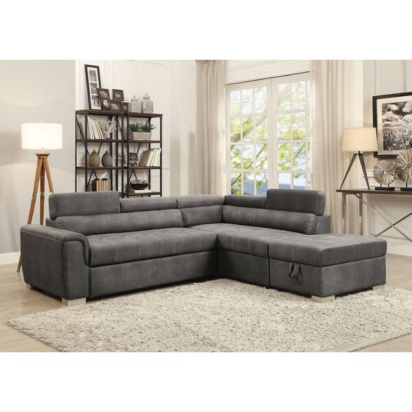 Truesdale Sleeper Sectional With Ottoman By Brayden Studio