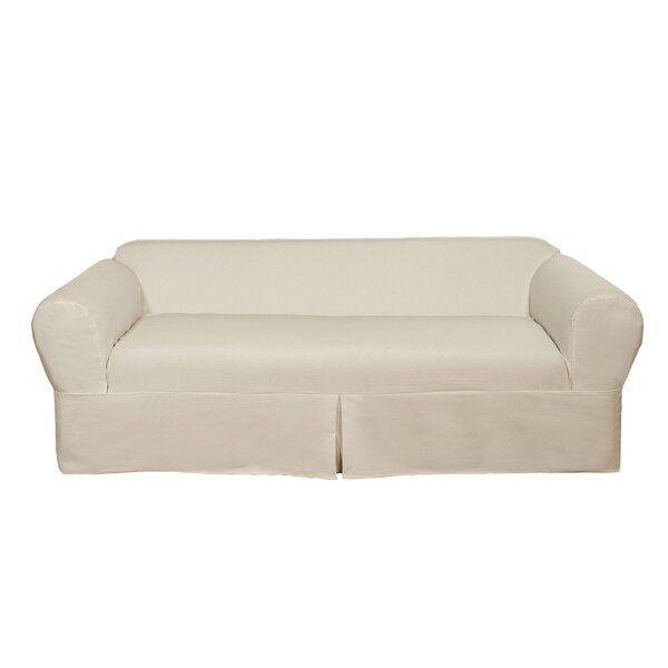 Box Cushion Loveseat Slipcover by Darby Home Co