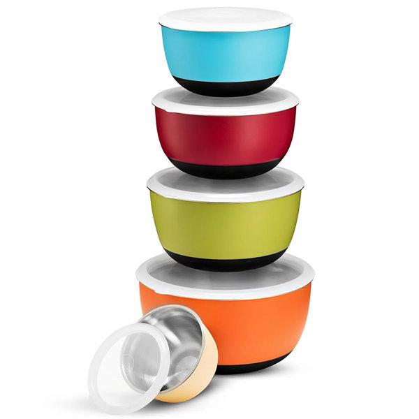 mixing bowls with lids and handles