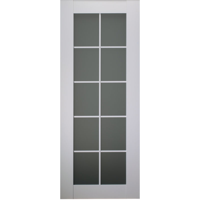 Belldinni Solid Manufactured Wood And Glass Painted Smart Pro