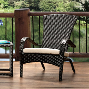Sheila Patio Arm Chair with Cushion (Set of 6)