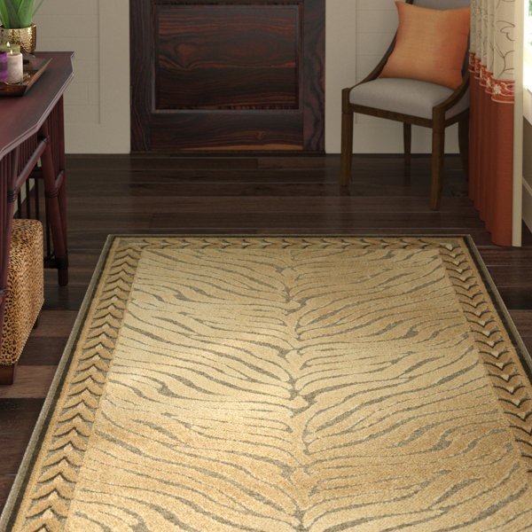 Linden Gold Rug by World Menagerie