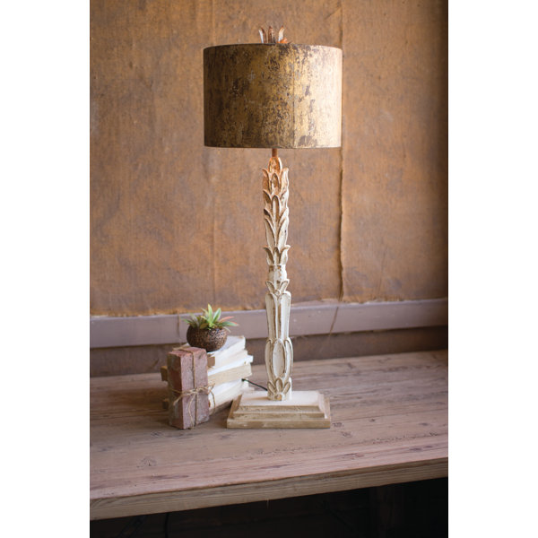rustic wooden lamp bases