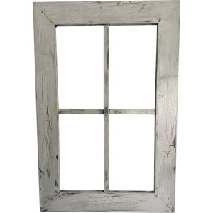 Rustic Wood Window Frame Wall Du00e9cor