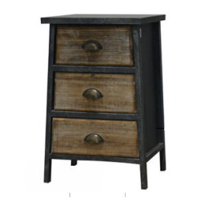 3 Drawer End Table by Woodland Imports