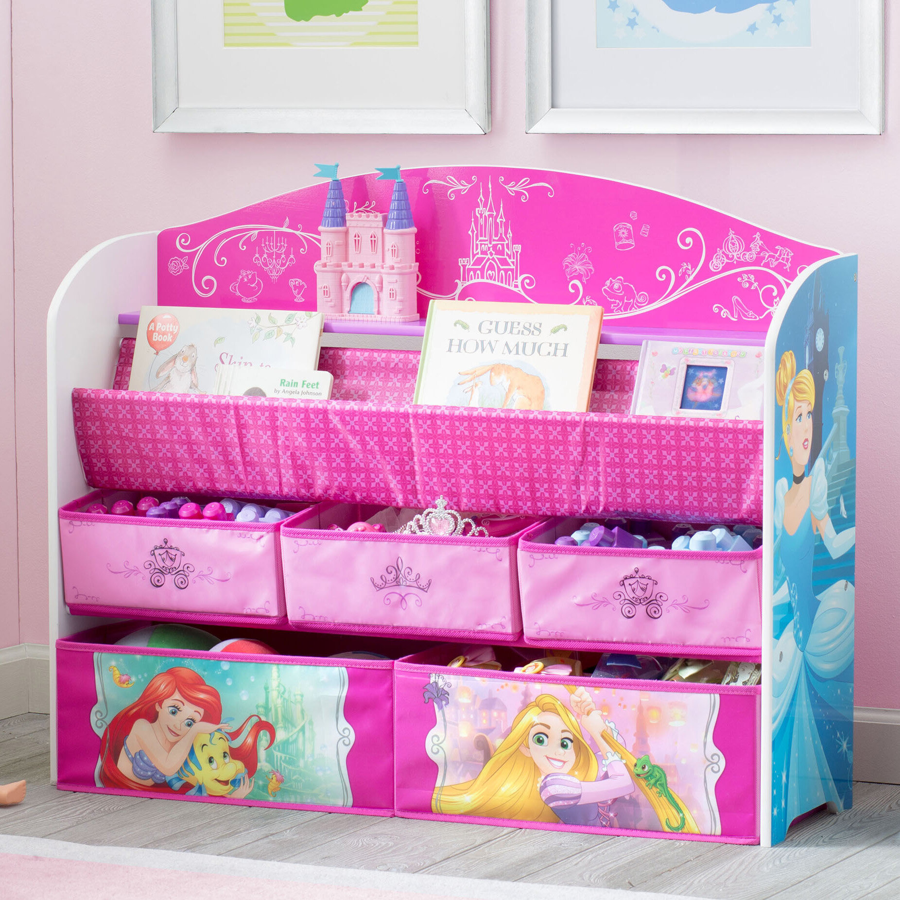 Delta Children Disney Princess Deluxe Book Toy Organizer Reviews