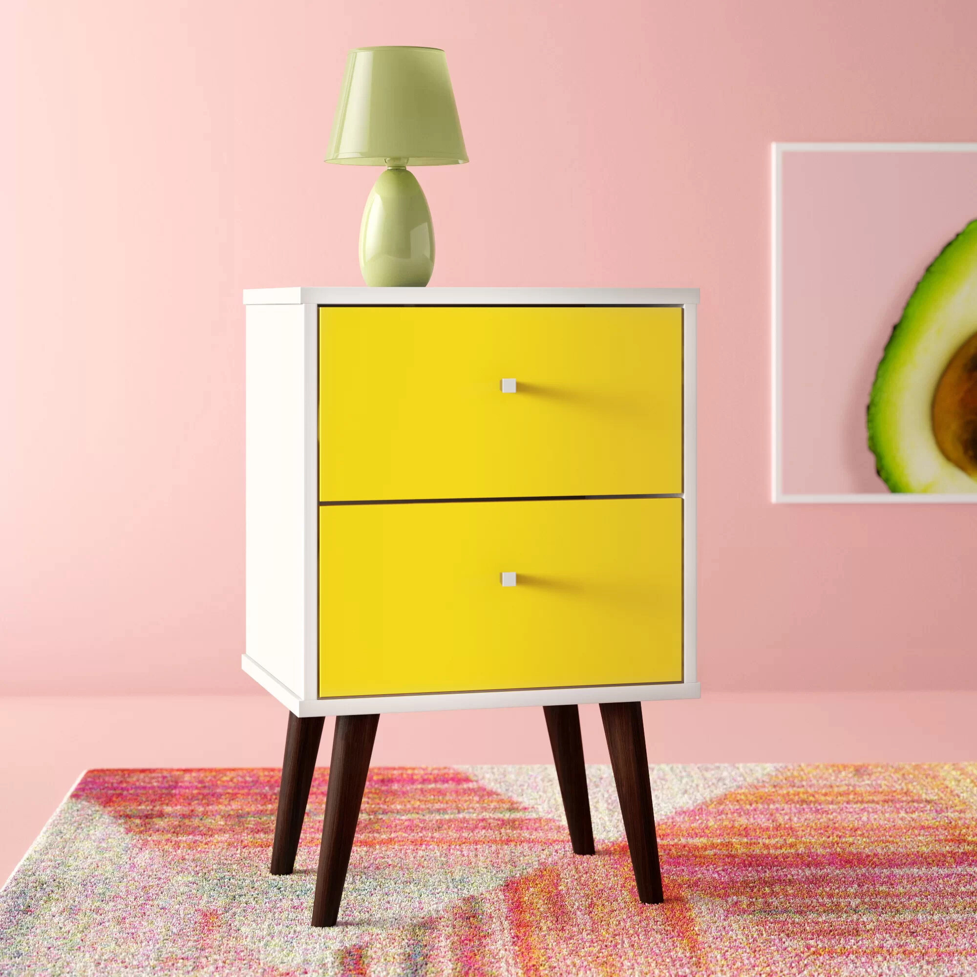 Yellow Nightstands You Ll Love In 2020 Wayfair