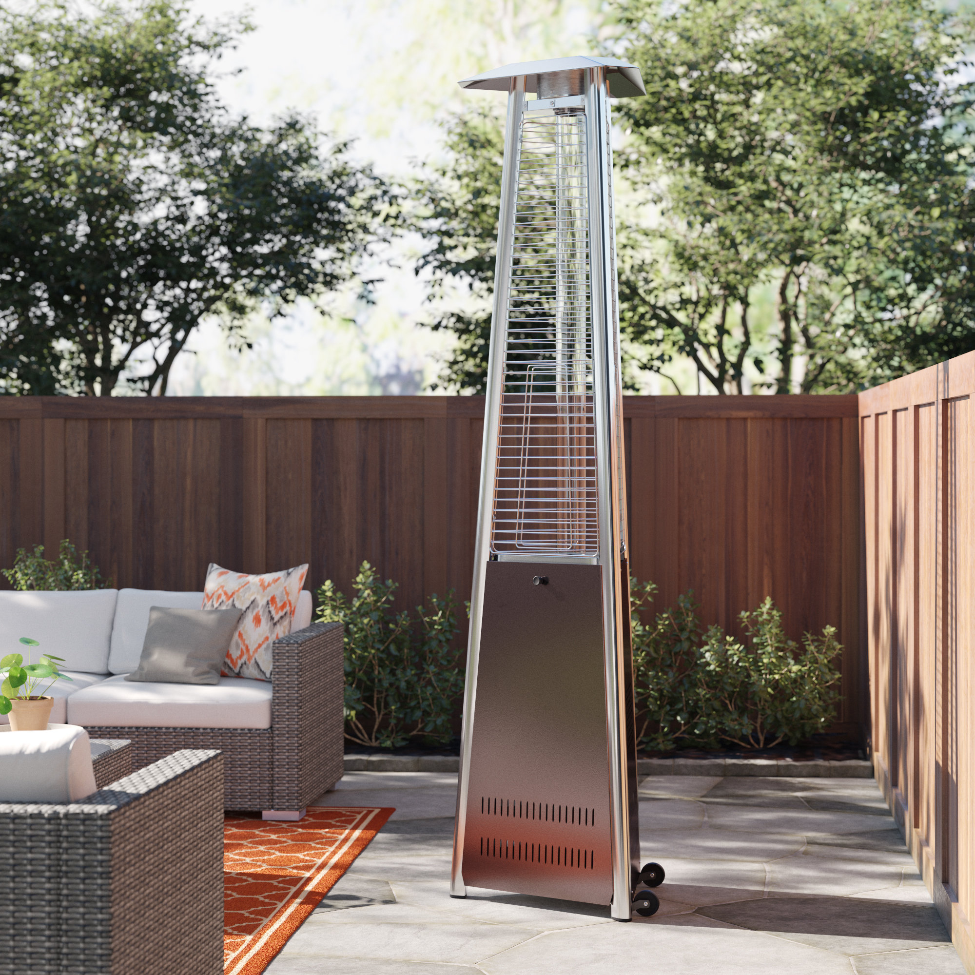 Sol 72 Outdoor Nalston 38000 Btu Natural Gas Patio Heater Sol 72 Outdoor Nalston 38000 Btu