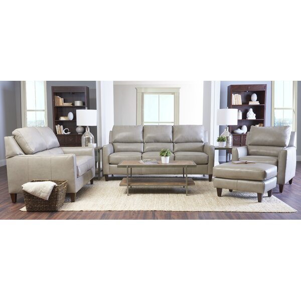 Shadah Leather Configurable Living Room Set By Latitude Run