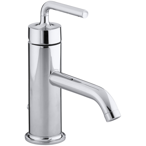 Purist Single hole Bathroom Faucet with Drain Assembly by Kohler
