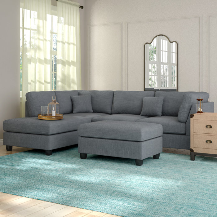 Hemphill Reversible Sectional With Ottoman Hemphill Reversible Sectional With Ottoman