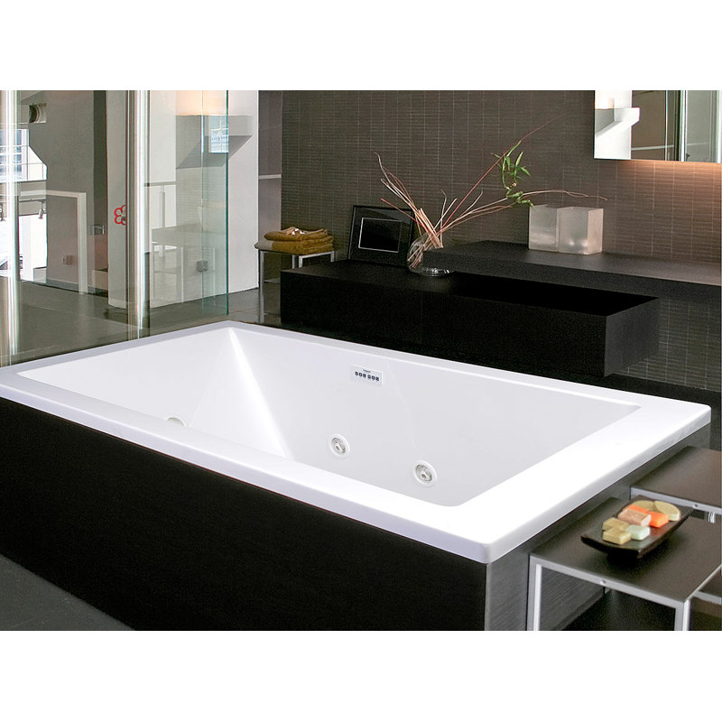 Sparta 60" x 32" Drop in Whirlpool Bathtub & Reviews ...