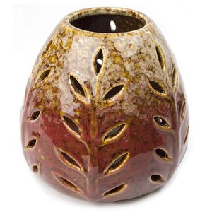 Scenterrific Leaf Cutout Warmer Ceramic Votive