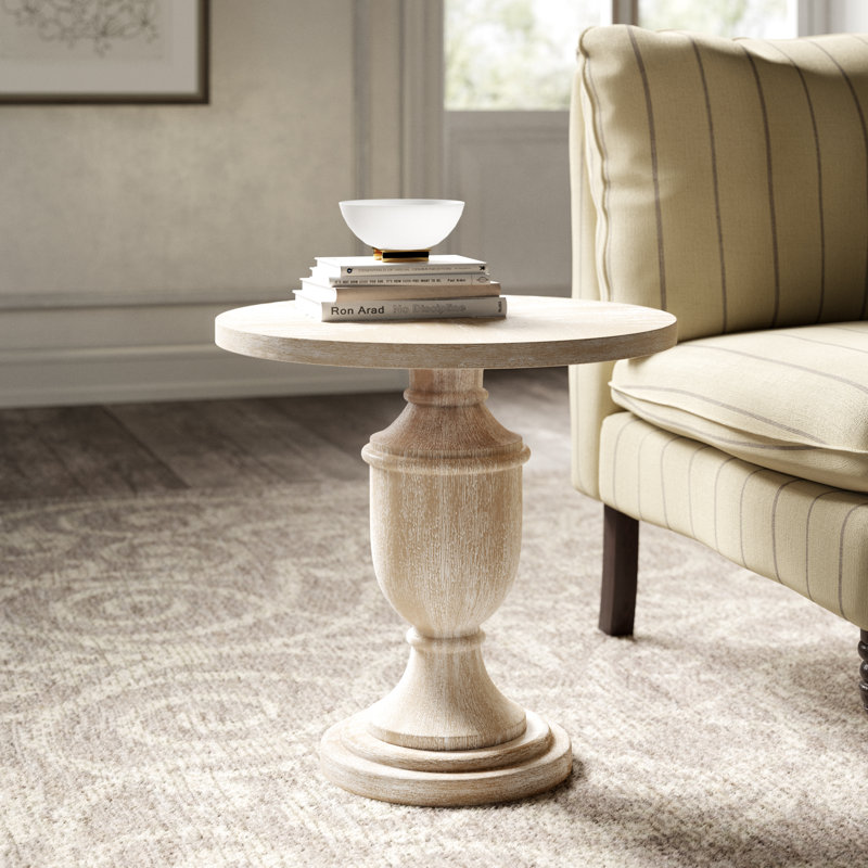 Dudley Pedestal End Table