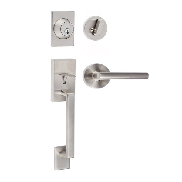 Modern Series Single Cylinder Entrance Handleset by Sure-Loc Hardware