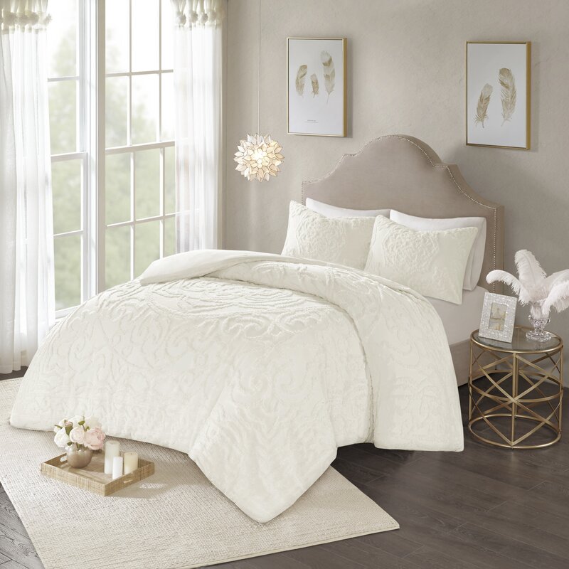 Eider Ivory Jesup 3 Piece Duvet Cover Set Reviews Wayfair