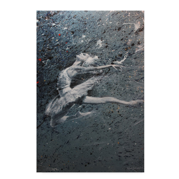 World Menagerie Abstract Dancer Acrylic Painting Print On