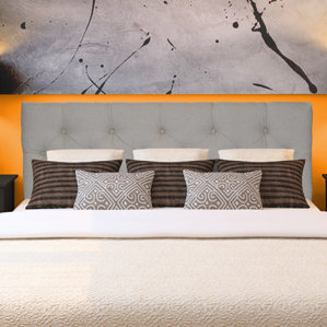 Jackie Upholstered Panel Headboard by Sole Designs