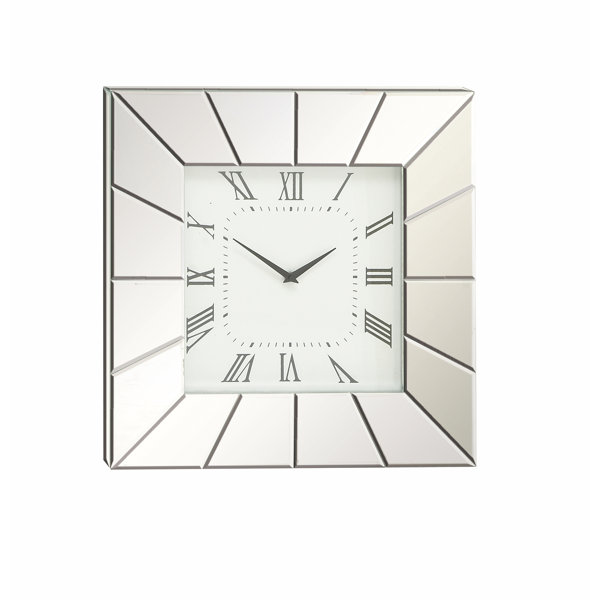 20 Wood and Mirror Wall Clock by Cole & Grey