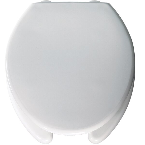 Medic-Aid Open Front Round Raised Toilet Seat by Bemis