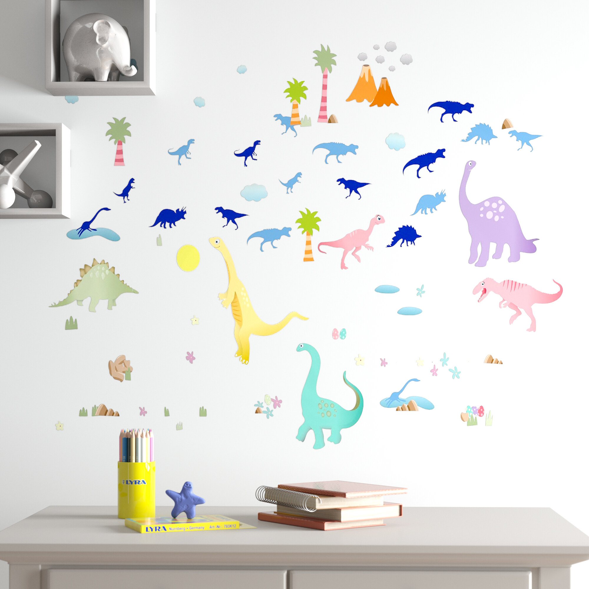 Wayfair Dinosaurs Wall Decals You Ll Love In 2021