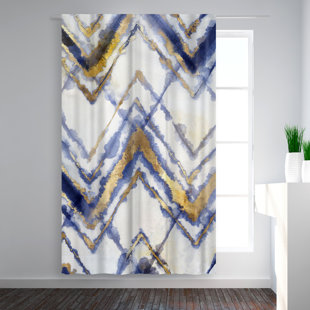 Blue Tie Dye Curtains Wayfair