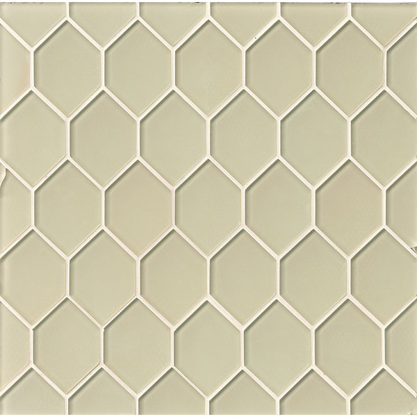 La Palma Glass Mosaic Tile in Sand by Grayson Martin