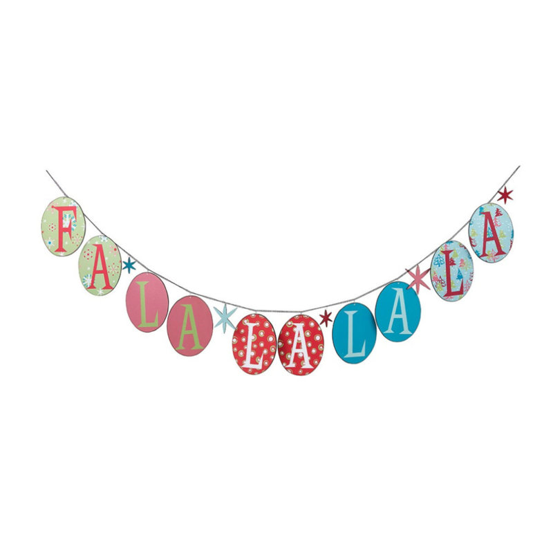 The Holiday Aisle Whimsical Christmas Banner With Gift Box Wayfair