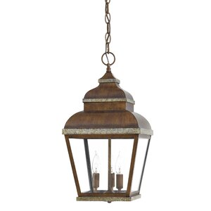 Saniyah 3-Light Outdoor Hanging Lantern