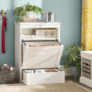 dog food storage cabinet