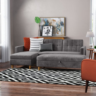 Cordell Reversible Sleeper Sectional With Ottoman
