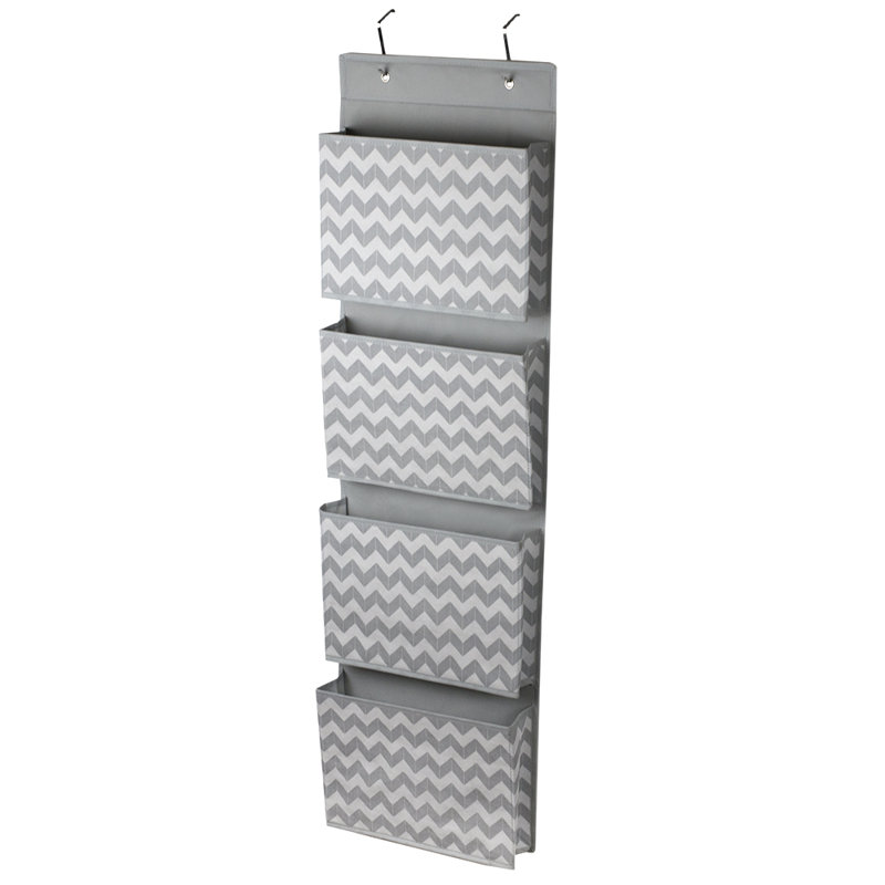 Home Basics Chevron Over The Door Hanging File Organizer Wayfair Chevron Over The Door Hanging File Organizer