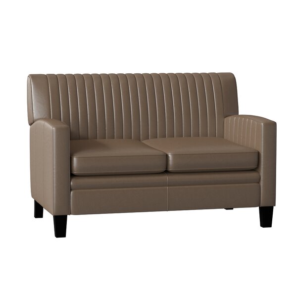 Barnabus Leather Loveseat By Bradington-Young