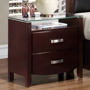 Rushmere 2 Drawer Nightstand by Latitude Run
