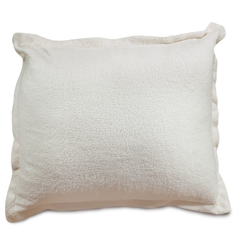 Alwyn Home Missouri Sherpa Faux Leather Floor Pillow Wayfair