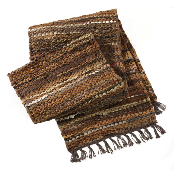 Tucson Leather Table Runner by Home Furnishings by Larry Traverso