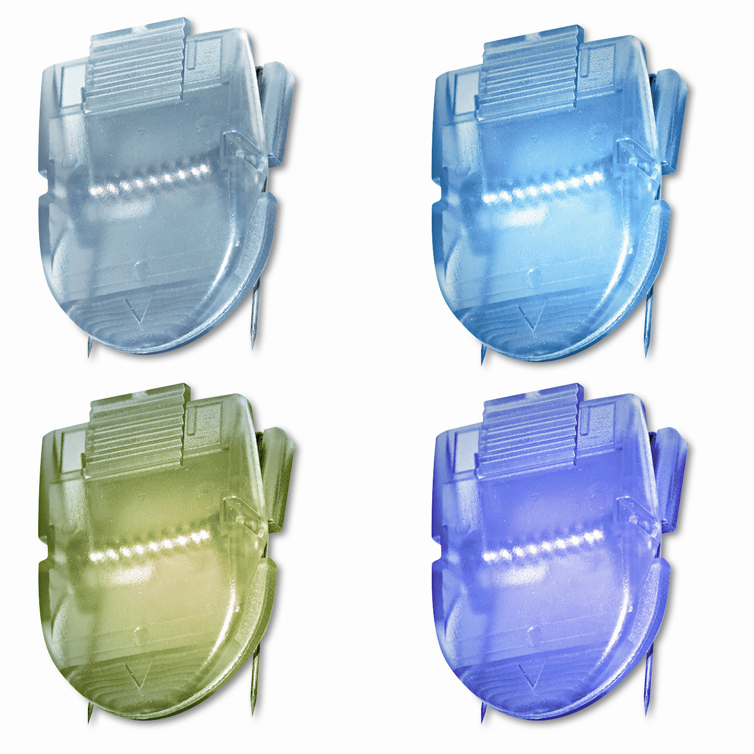 ADVANTUS CORPORATION Fabric Panel Cubicle Wall Clips, Metallic Colors