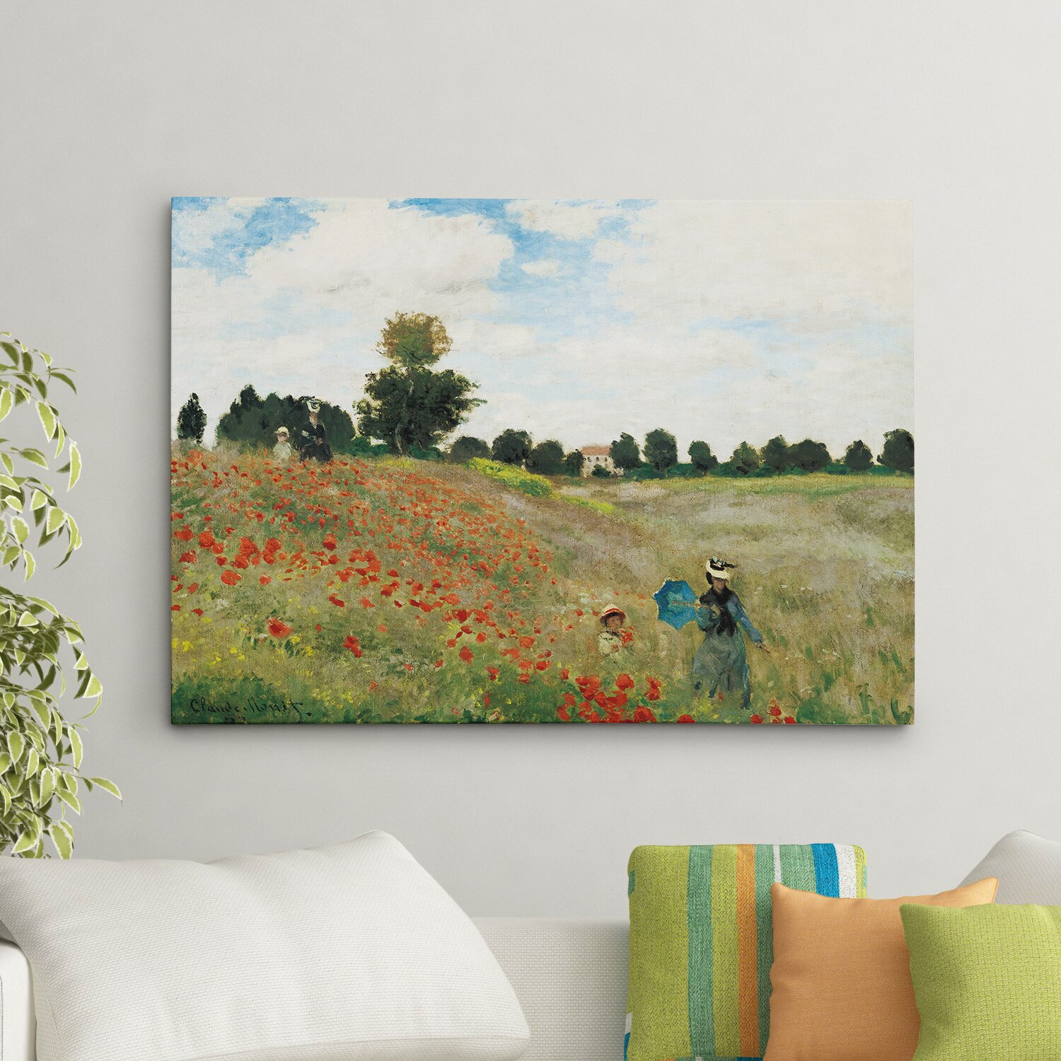 WexfordHome 'Wild Poppies Near Argenteuil' by Claude Monet ...
