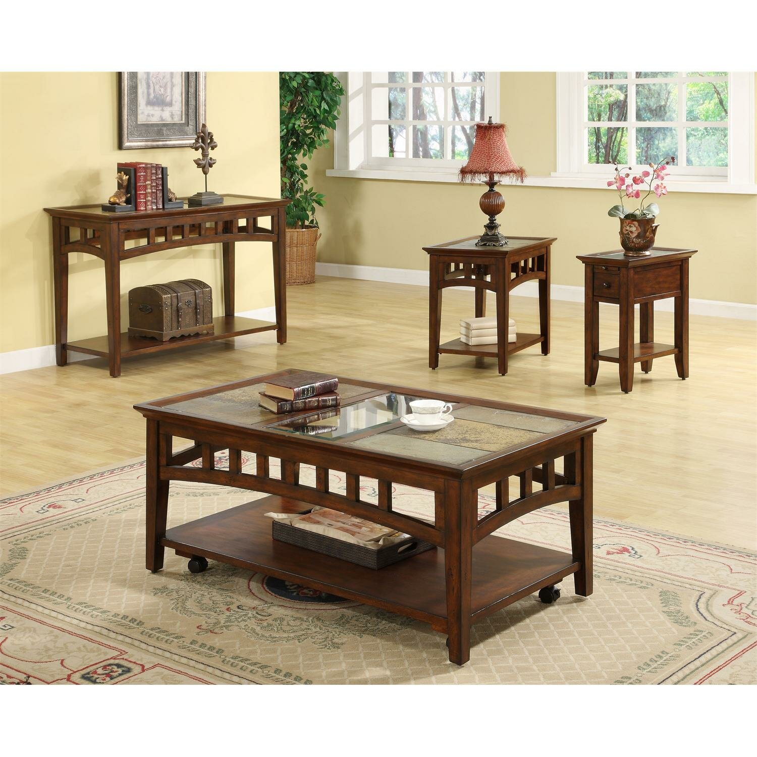 Riverside Furniture Andorra End Table & Reviews  Wayfair