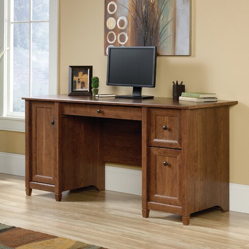 Three Posts Lamantia 2 Drawer Computer Desk & Reviews | Wayfair