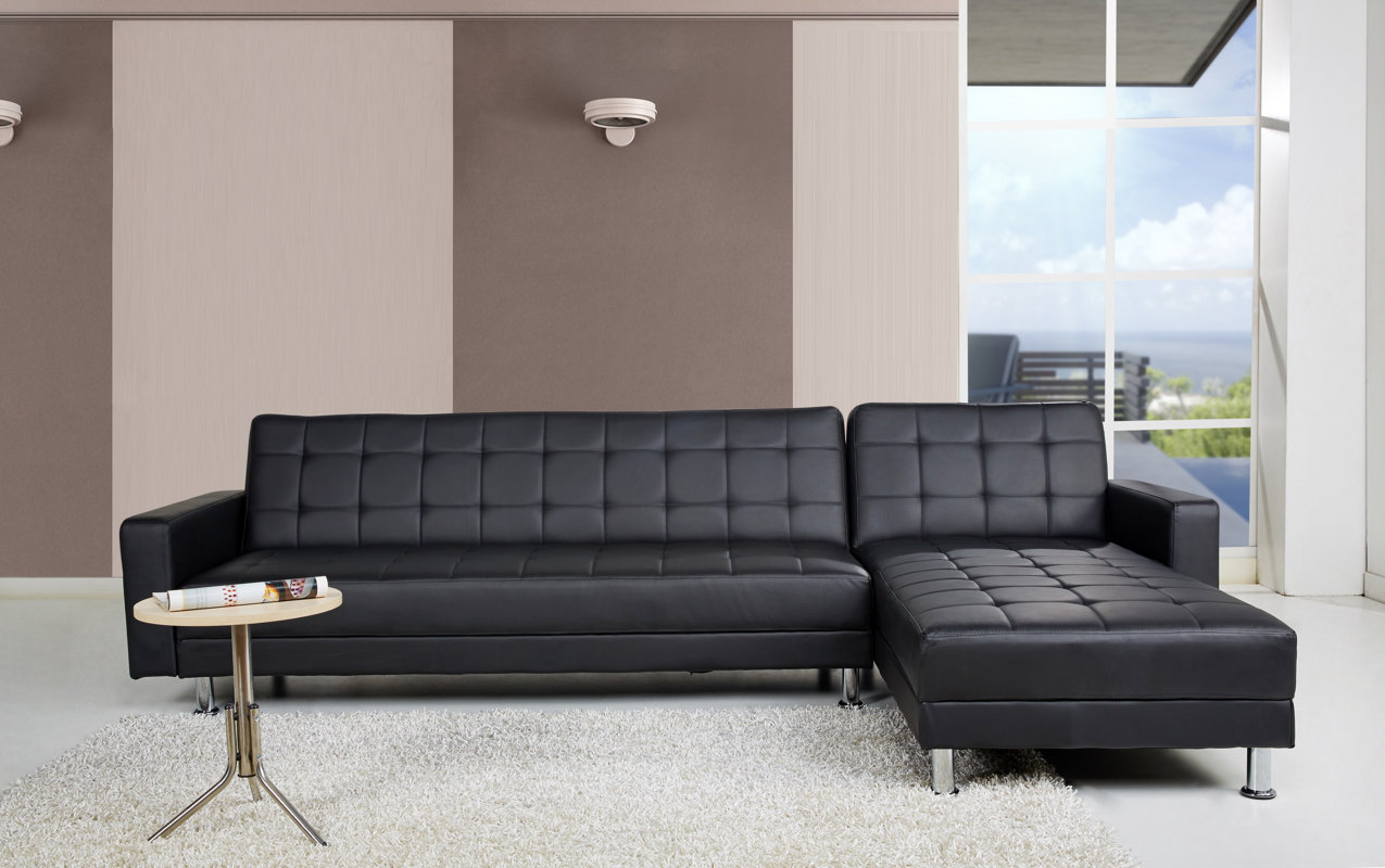 Faux Leather Sectional Sofas You'll Love Wayfair - faux leather sectional sofas you'll love wayfair -