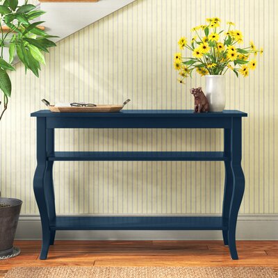 Andover Mills Danby 44" Console Table  Color: Navy Blue