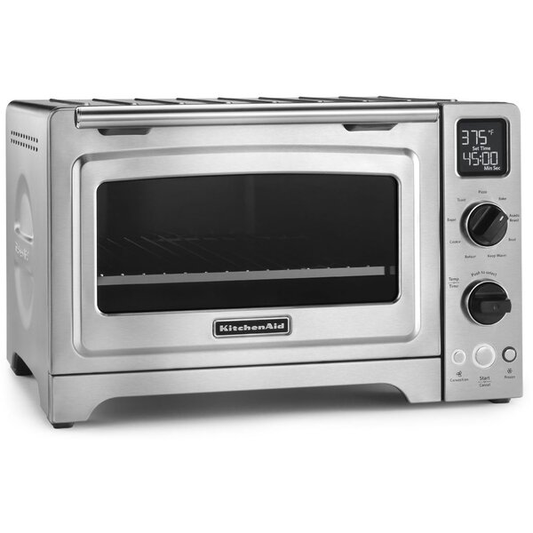 1 Cubic Foot Stainless Steel Convection Countertop Oven by KitchenAid