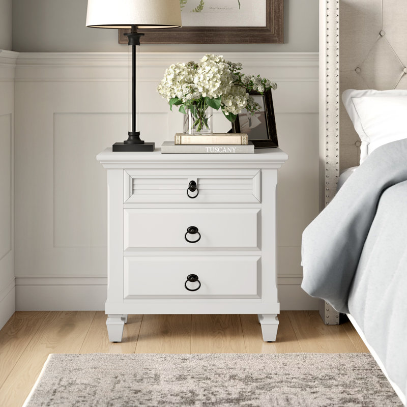 Free delivery over £40 to most of the uk great selection excellent customer service find everything for a beautiful home. fabela 3 drawer nightstand in bright white