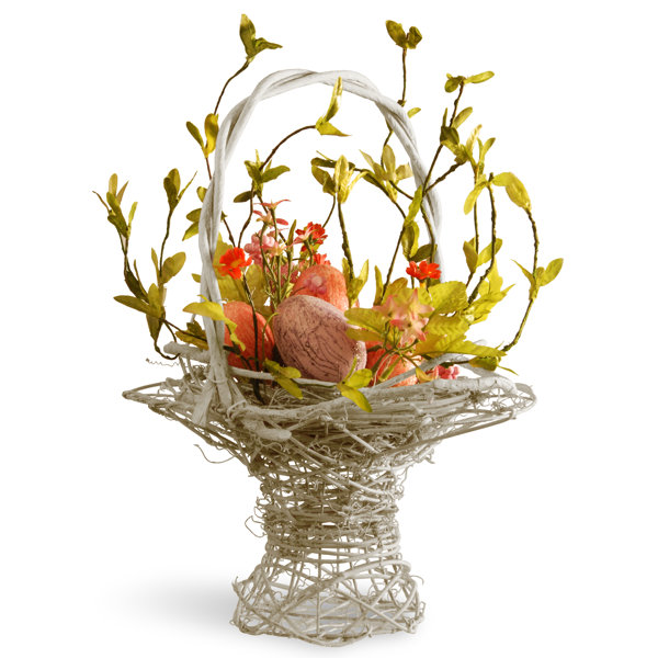 Easter Basket Flower Arrangements with Egg by National Tree Co.
